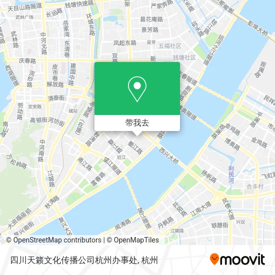 四川天籁文化传播公司杭州办事处地图