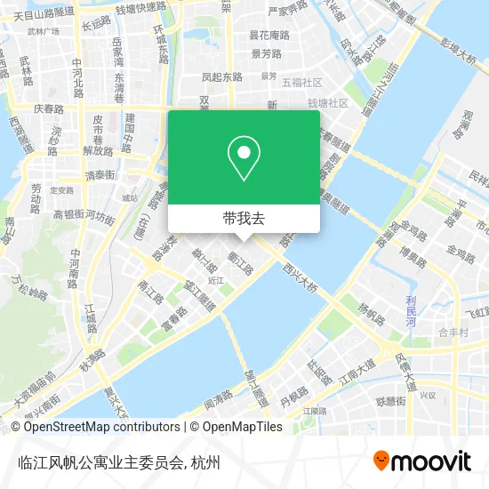 临江风帆公寓业主委员会地图