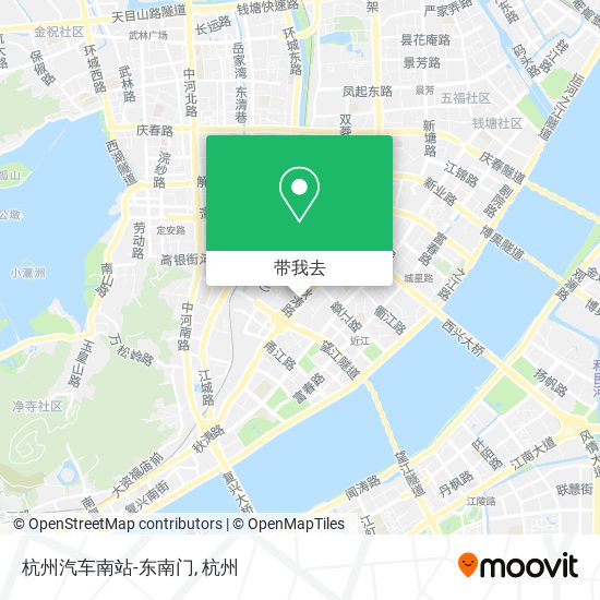 杭州汽车南站-东南门地图