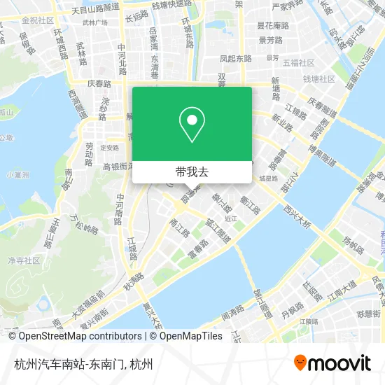 杭州汽车南站-东南门地图