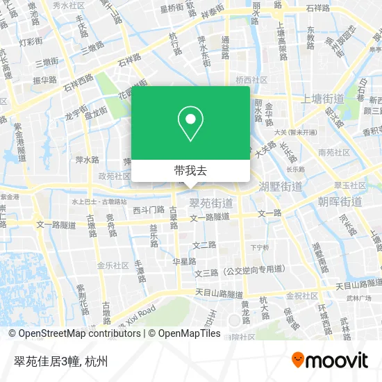 翠苑佳居3幢地图