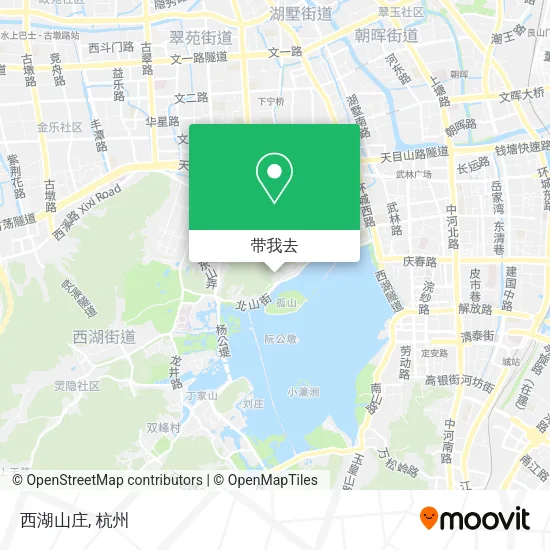西湖山庄地图