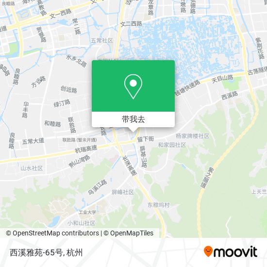 西溪雅苑-65号地图