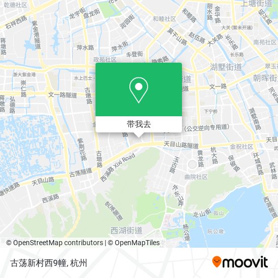 古荡新村西9幢地图