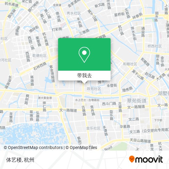体艺楼地图