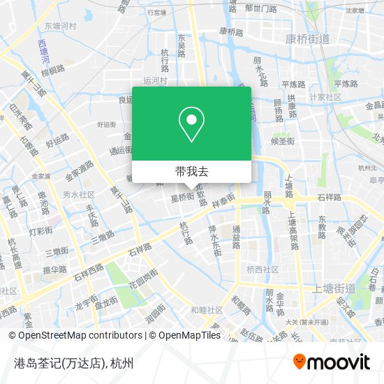 港岛荃记(万达店)地图
