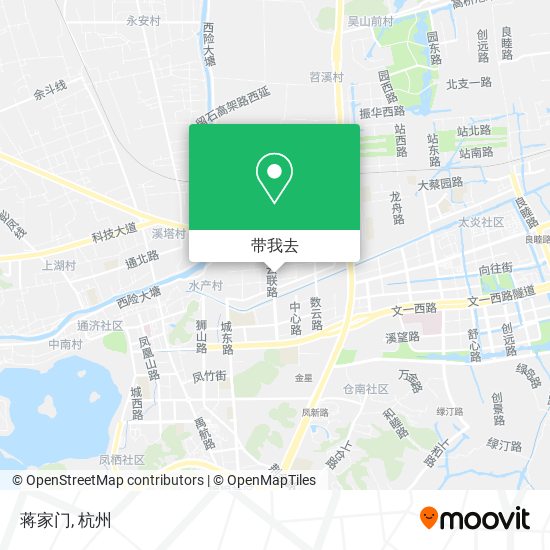 蒋家门地图