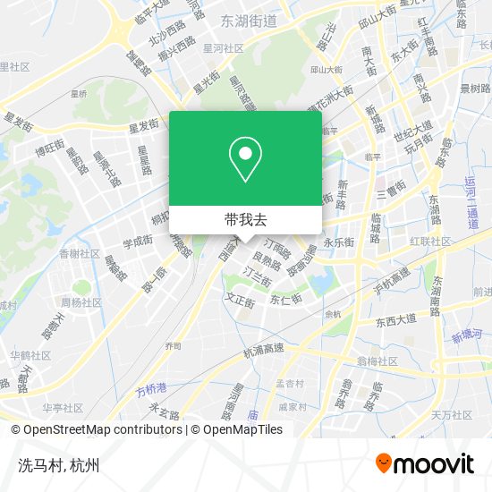 洗马村地图