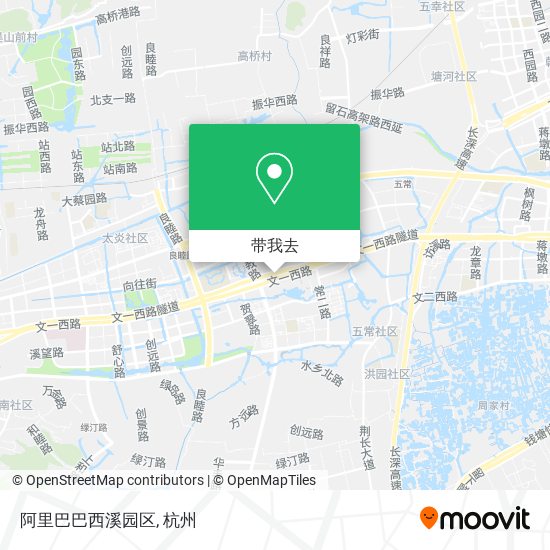 阿里巴巴西溪园区地图