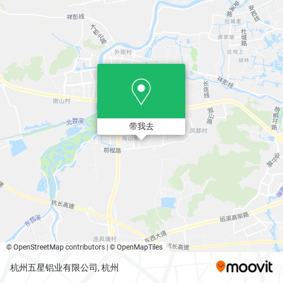 杭州五星铝业有限公司地图