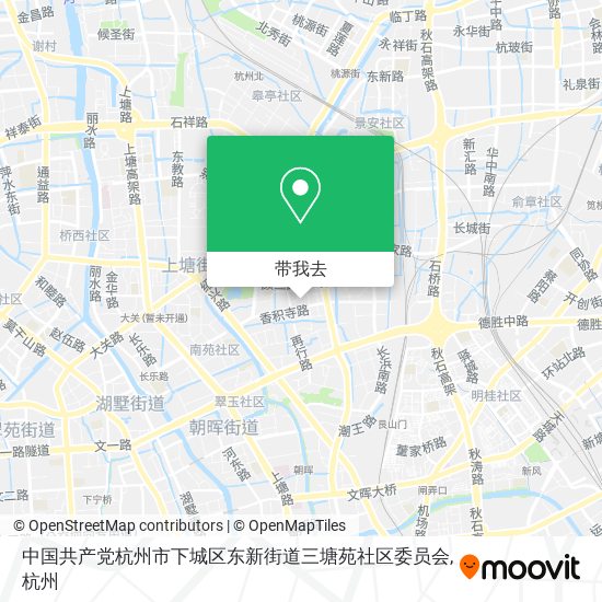 中国共产党杭州市下城区东新街道三塘苑社区委员会地图