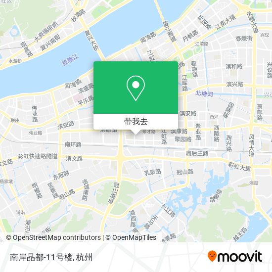 南岸晶都-11号楼地图