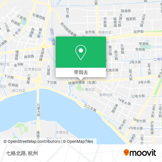七格北路地图