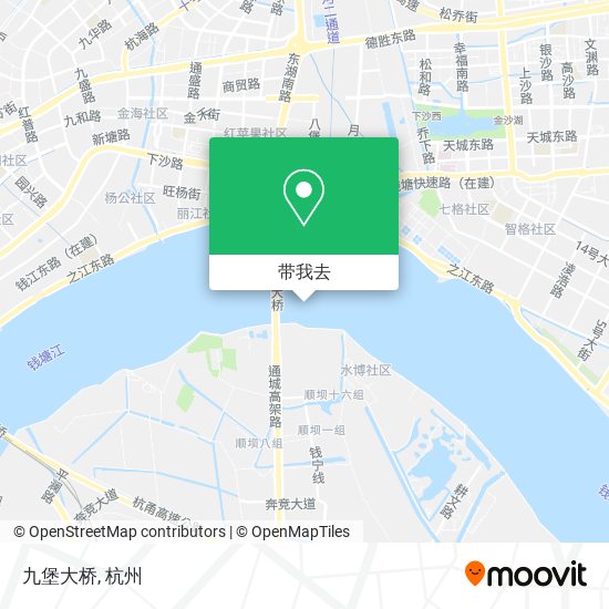 九堡大桥地图