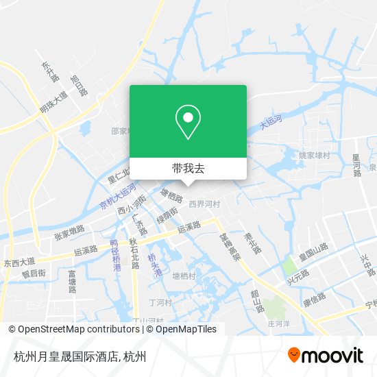 杭州月皇晟国际酒店地图
