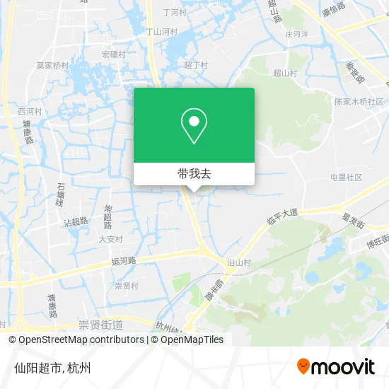 仙阳超市地图