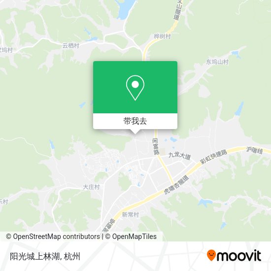 阳光城上林湖地图