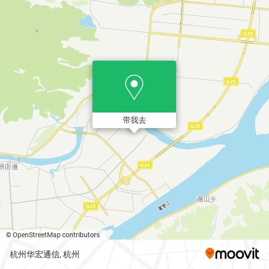 杭州华宏通信地图