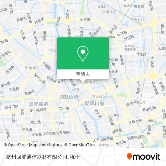 杭州回浦通信器材有限公司地图