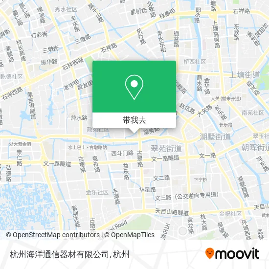杭州海洋通信器材有限公司地图