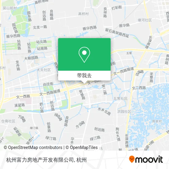 杭州富力房地产开发有限公司地图