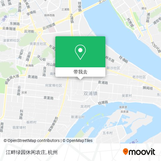 江畔绿园休闲农庄地图