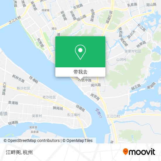 江畔阁地图