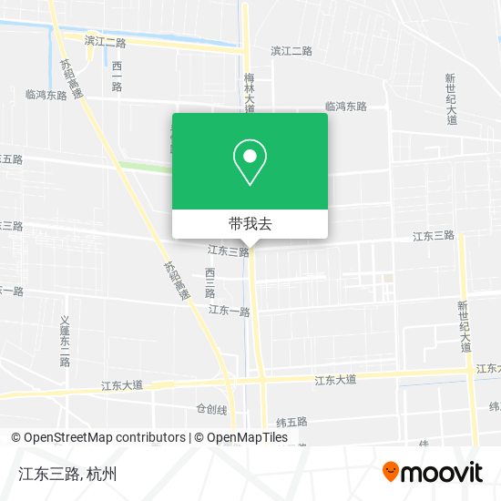 江东三路地图
