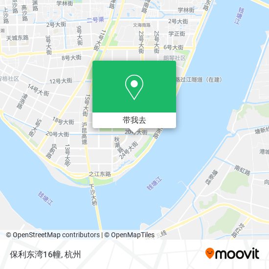 保利东湾16幢地图