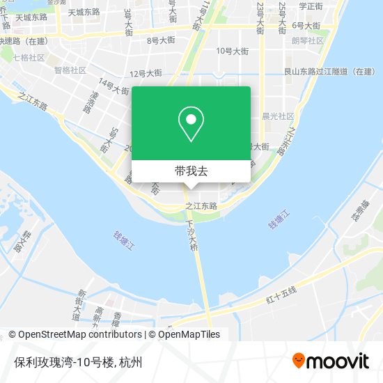 保利玫瑰湾-10号楼地图