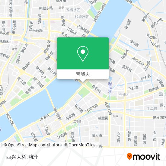 西兴大桥地图