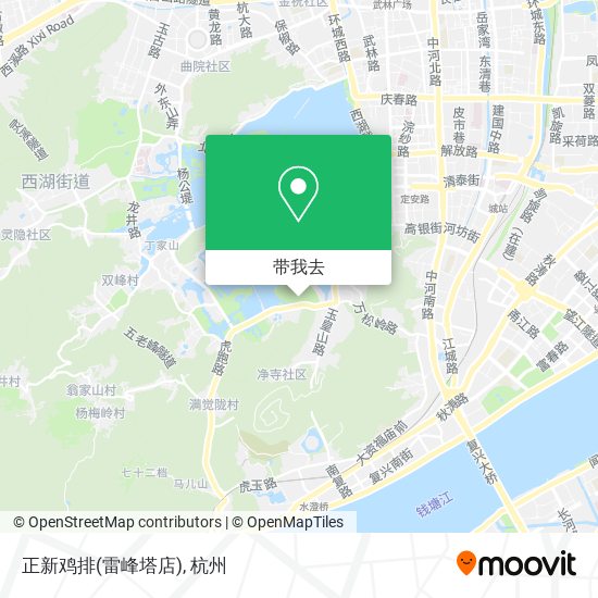 正新鸡排(雷峰塔店)地图