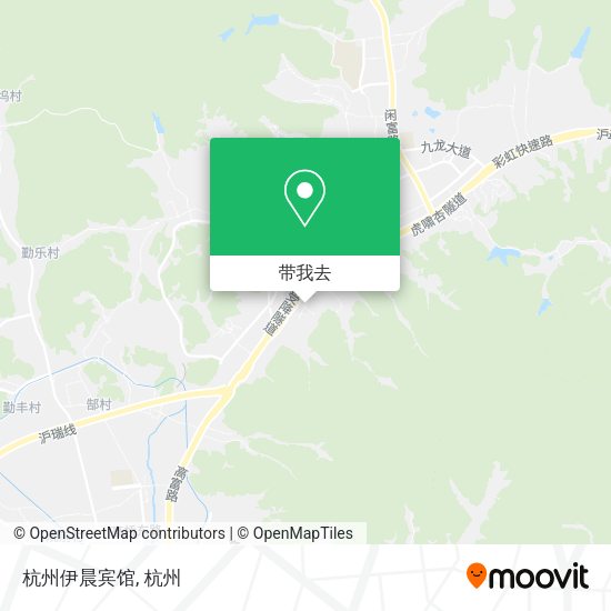 杭州伊晨宾馆地图
