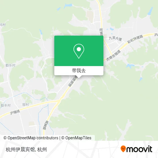 杭州伊晨宾馆地图