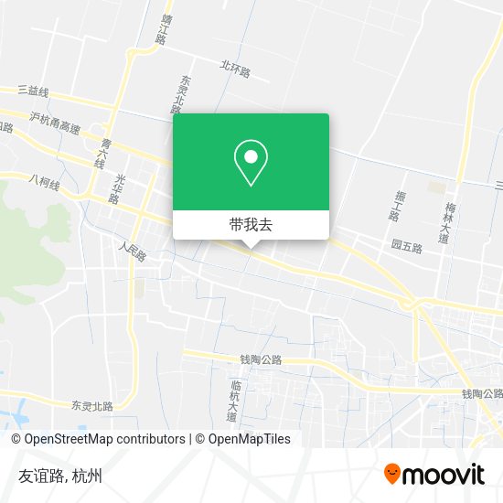 友谊路地图