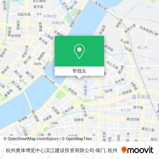 杭州奥体博览中心滨江建设投资有限公司-南门地图