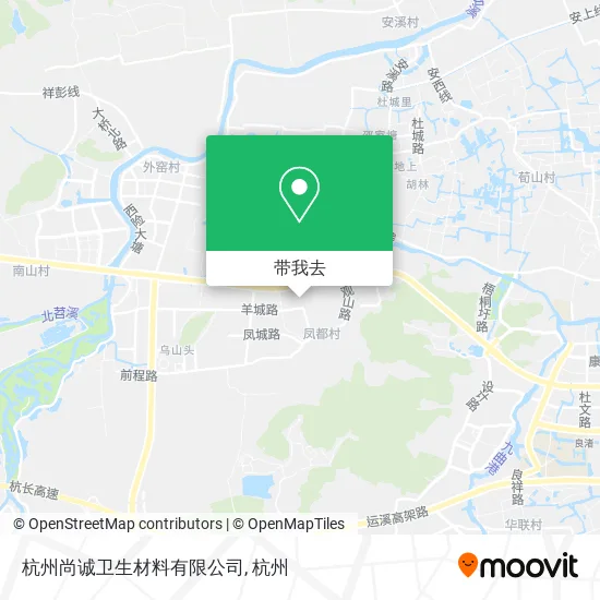 杭州尚诚卫生材料有限公司地图