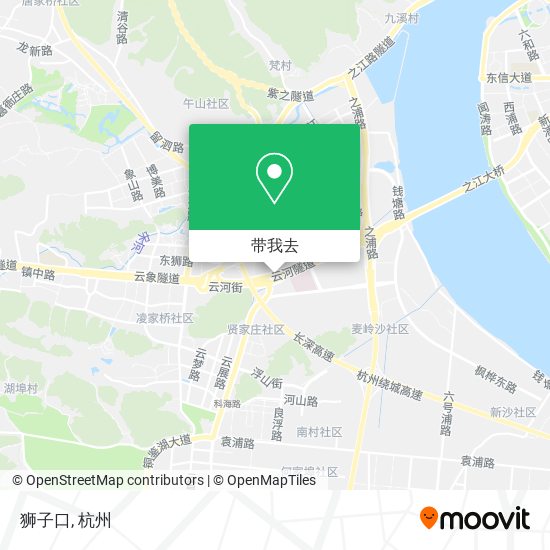 狮子口地图
