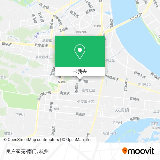 良户家苑-南门地图