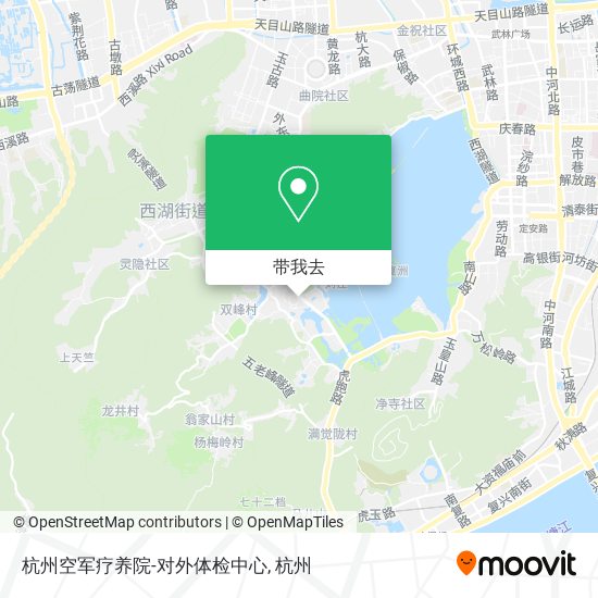 杭州空军疗养院-对外体检中心地图