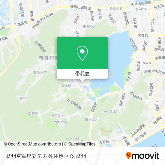 杭州空军疗养院-对外体检中心地图