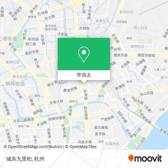 城东九里松地图
