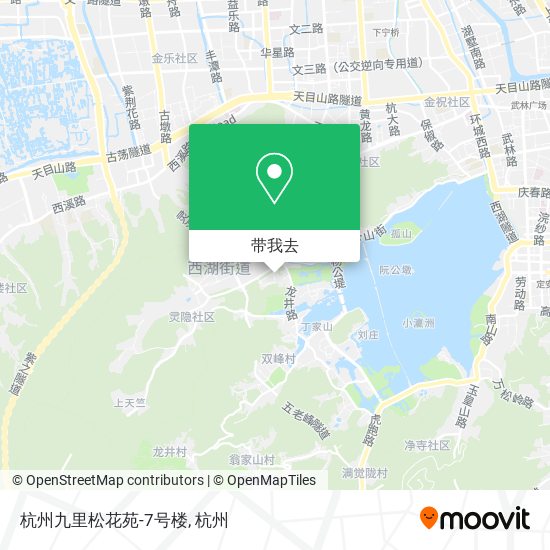 杭州九里松花苑-7号楼地图