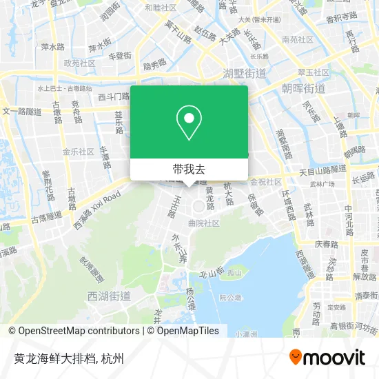 黄龙海鲜大排档地图