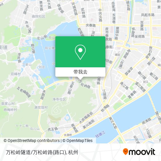 万松岭隧道/万松岭路(路口)地图