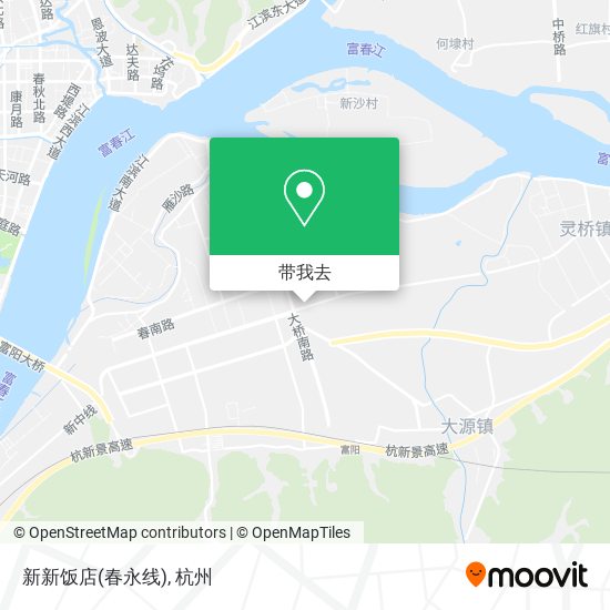 新新饭店(春永线)地图