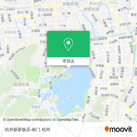 杭州新新饭店-南门地图