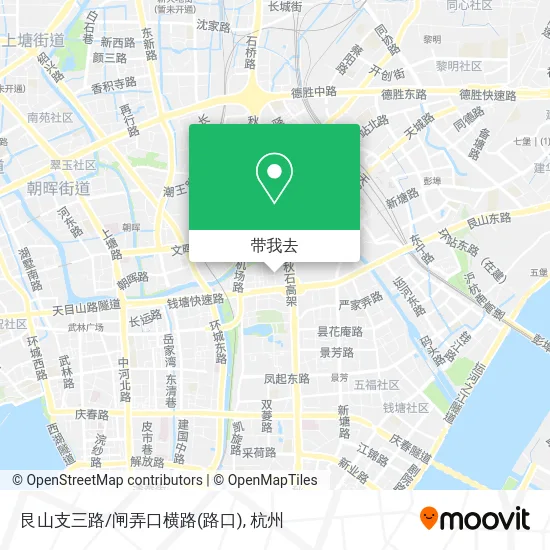 艮山支三路/闸弄口横路(路口)地图