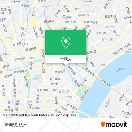新塘镇地图