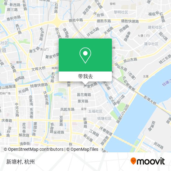 新塘村地图